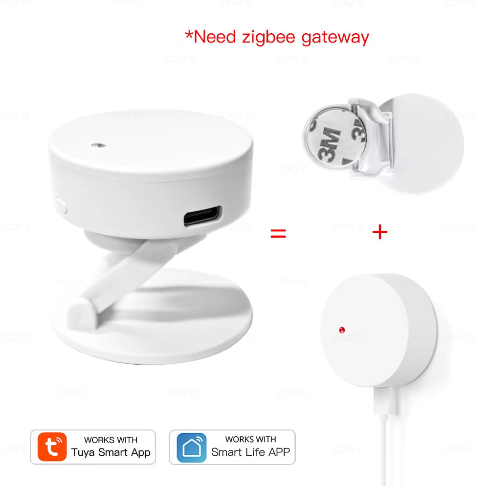 Zigbee Wifi Mmwave Human Presence Motion Sensor Radar Wave Human Detector Motion Detector Tuya Hub Smart Life Home Automation